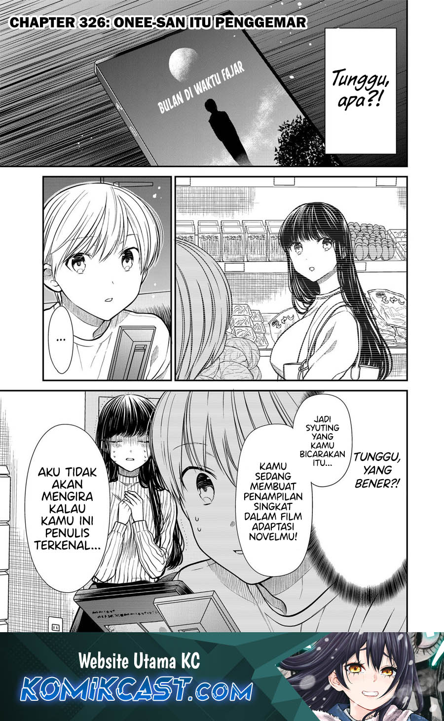 Danshi Koukousei wo Yashinaitai Onee-san no Hanashi Chapter 326 Bahasa Indonesia